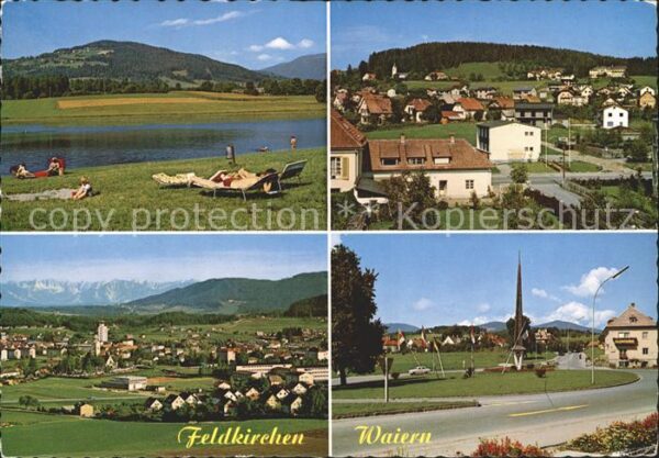 Feldkirchen Kaernten Flatschachersee Waiern Verkehrsspinne