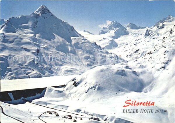 Bielerhoehe Silvretta Hohes Rad Piz Buin