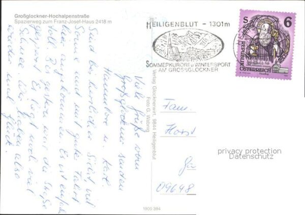 Grossglockner Hochalpenstrasse Spazierweg Franz- Jose – Bild 2