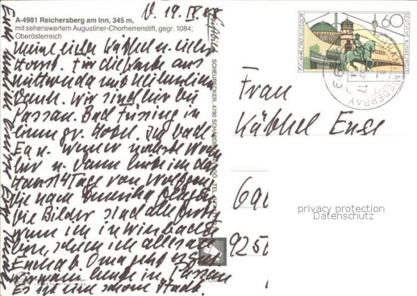 Reichersberg Inn Augustiner- Chorherrenstift Fliegeraufn – Bild 2
