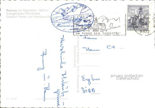 Ramsau Dachstein Steiermark Evangelische Pfarrkirche Gasthof Pehab – Bild 2