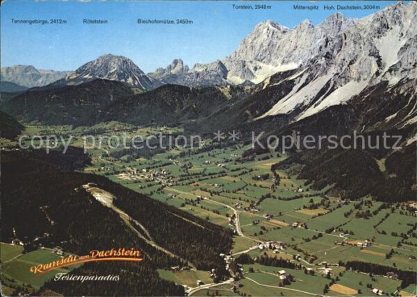 Ramsau Dachstein Steiermark Fliegeraufnahme Torstein Bischofsmütze