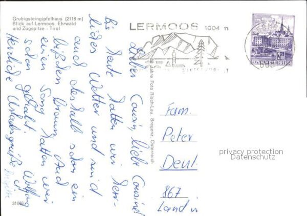 Lermoos Tirol Grubigsteingipfelhaus Zugspitze – Bild 2