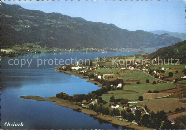 Ossiach See Fliegeraufnahme