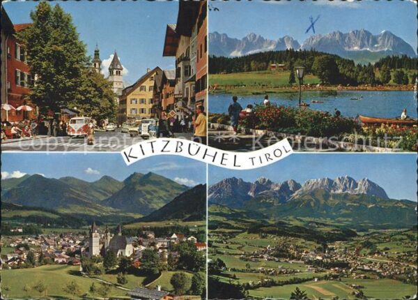 Kitzbuehel Tirol Hauptstrasse Schwarzsee Kaisergebirge