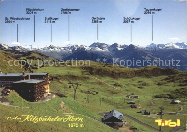 Kitzbuehel Tirol Kitzbüheler Horn Tauernkogel Schützkoge