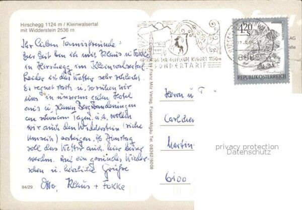 Hirschegg Kleinwalsertal Vorarlberg Widderstein – Bild 2