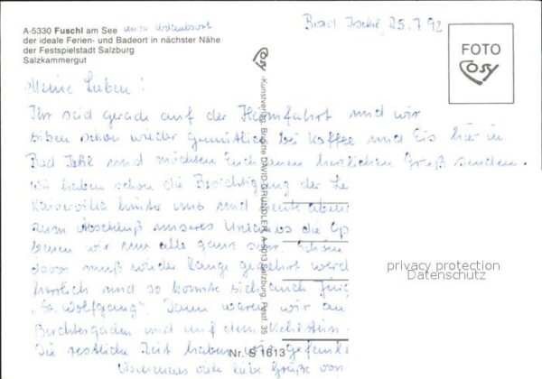 Fuschl See Salzkammergut Fliegeraufnahme – Bild 2