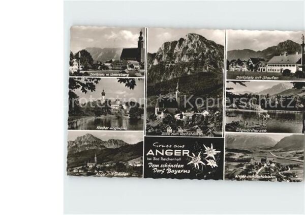 Anger Bayern Dorfplatz Untersberg Staufen Kloster Hö
