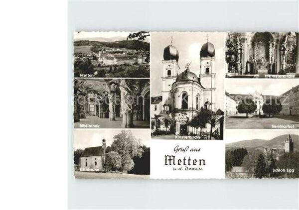 Metten Donau Klosterkirche Bibliothek Seminarhof Utt