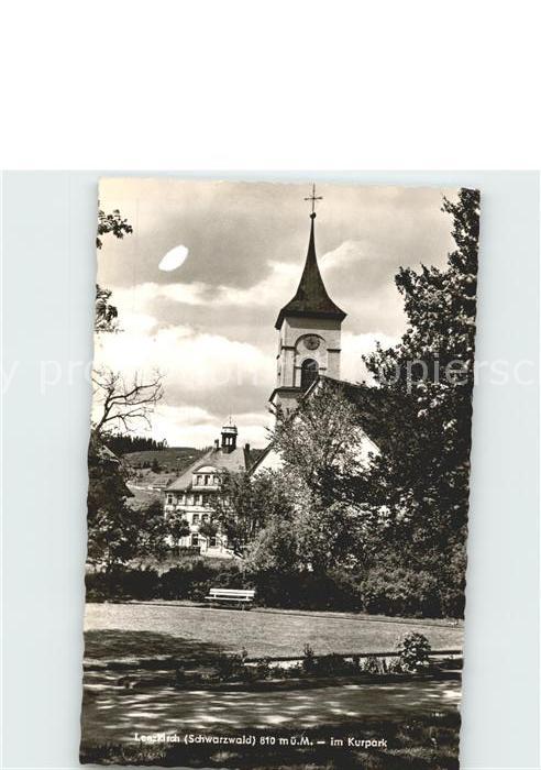Lenzkirch Kirche und Kurpark