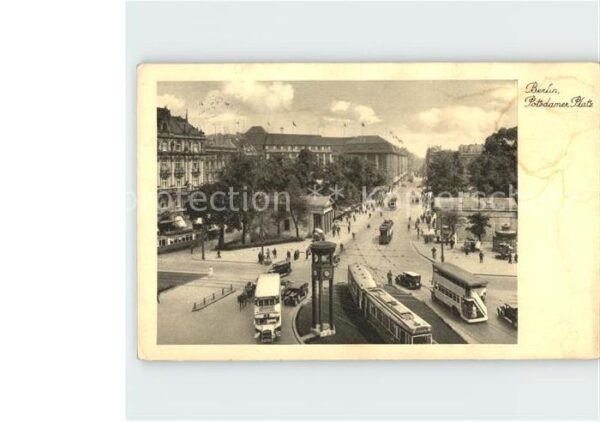 Berlin Potsdamer Platz Strassenbahnen