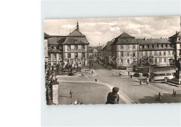 Fulda Blick vom Schloss in die Friedrichstras