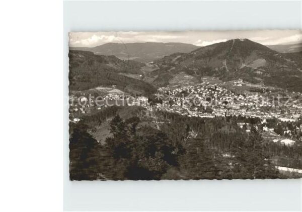 Baden-Baden Totalansicht mit Merkur