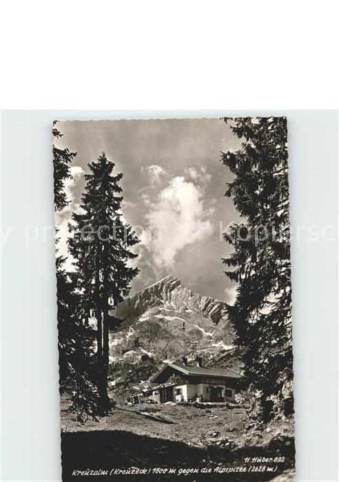 Garmisch-Partenkirchen Kreuzalm mit Alpspitze