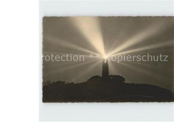 Kloster Hiddensee Leuchtturm bei Nacht