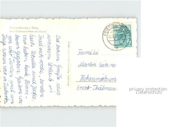 Friedrichroda Ernst Thälmann Haus im Grund – Bild 2