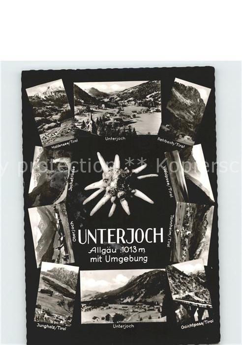 Unterjoch Haldensee Rehbach Jochstr Oberjoch Jung