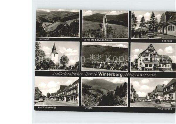 Winterberg Hochsauerland Nuhnetal St Georg Sprungschanze Bobhaus