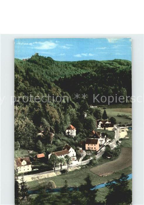 Behringersmuehle mit Burg Gössweinstein