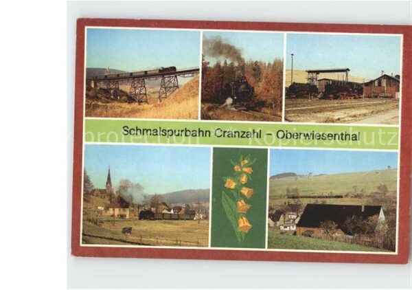 Oberwiesenthal Erzgebirge Schalspurbahn Cranzahl Viadukt Bergfahr