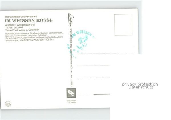 St Wolfgang Wolfgangsee Hotel Weisses Rössl Gasträume Zimmer Ha – Bild 2