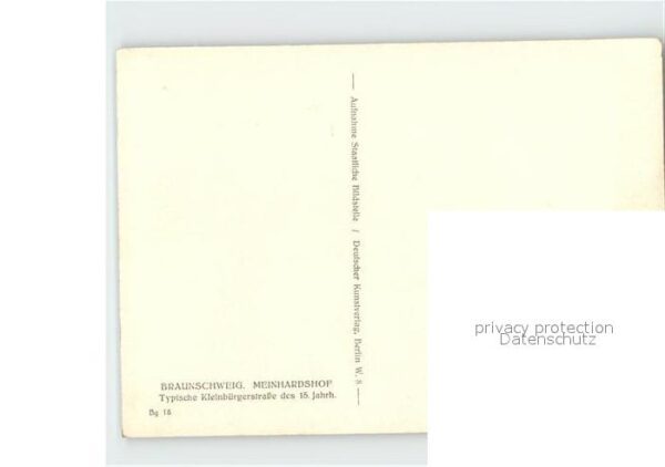 Braunschweig Meinhardshof Typische Kleinbürgerstr de – Bild 2