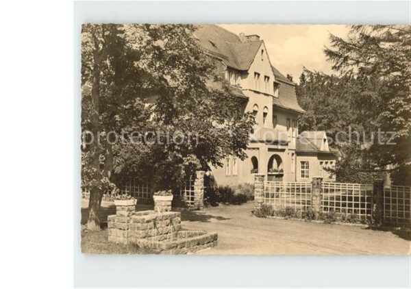 Benneckenstein Erholungsheim Wilhelm Bahnik