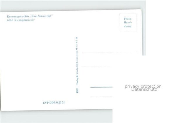Wurzbach Konsumgaststätte Zum Sormitztal – Bild 2