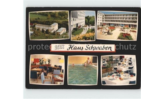 Bad Mergentheim Haus Schwaben der DAK Fliegeraufnahme G