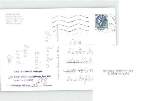 Bordighera S Marco Beach Swimmingpool Strandpartie – Bild 2