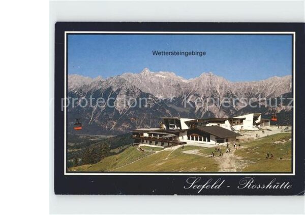Seefeld Tirol Rosshütte mit Wettersteingebirge