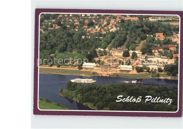 Dresden Schloss Pillnitz Fliegeraufnahme