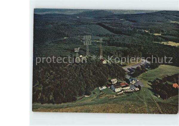 Hoherodskopf Berggasthof Hoherodskopf Fliegeraufnahm