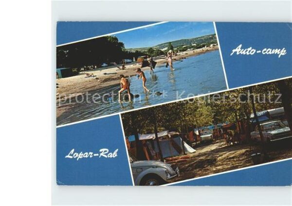 Lopar Auto Camp Strandpartie Zeltplatz