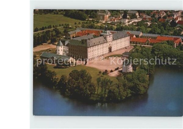 Schleswig Schlei Schloss Gottorf mit Burgsee Fliegeraufn