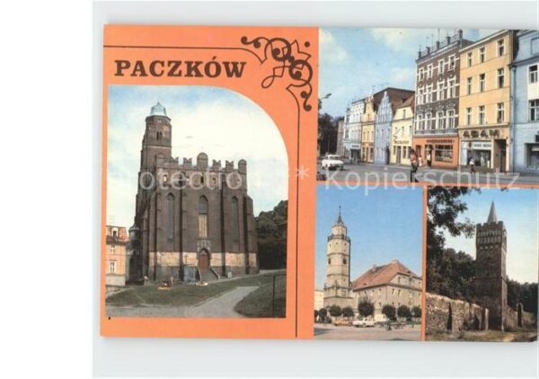 Paczkow Kosciol Sw Jana Ewangelisty Ratusz Wiez