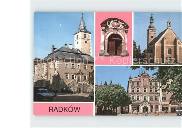Radkow Osada przy starym trakcie z Klodzka do