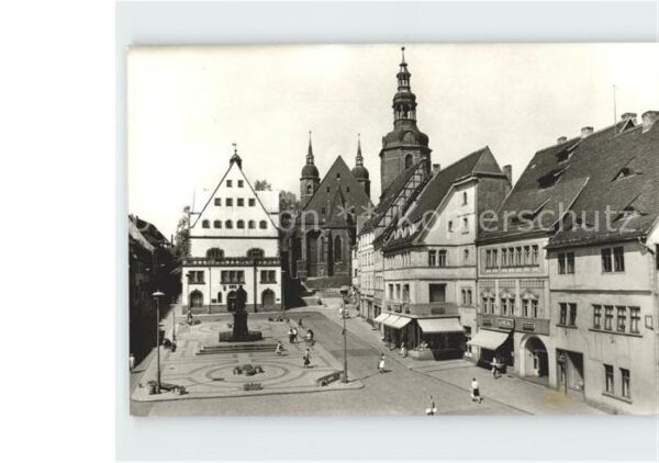 Eisleben Markt Rathaus St Andreas Kirche