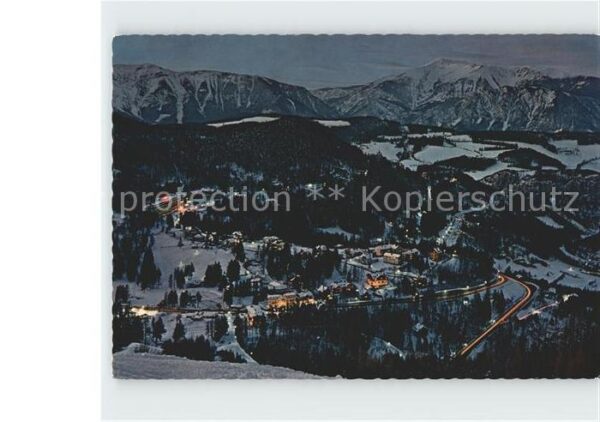 Semmering Niederoesterreich Totalansicht Rax Schneeberg Hotel Panha
