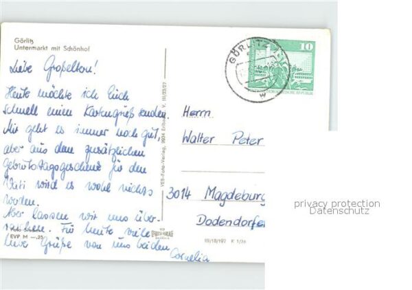 Goerlitz Sachsen Untermarkt mit Schönhof – Bild 2