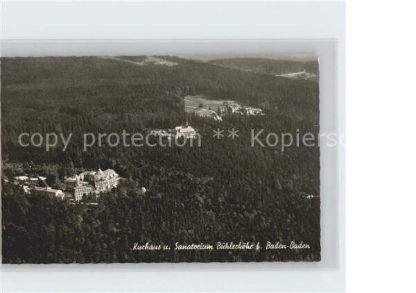 Baden-Baden Kurhaus und Sanatorium Bühlerhöhe Flieg