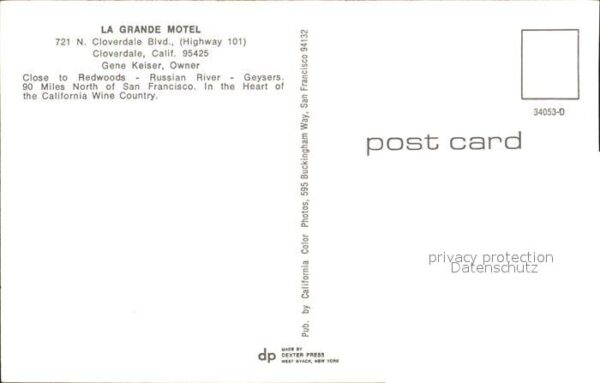 Cloverdale California Grande Motel – Bild 2