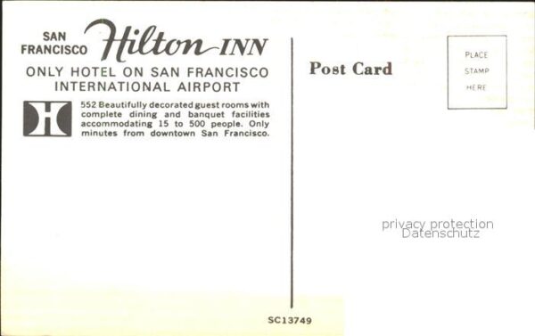 San Francisco California Hilton Inn Hotel – Bild 2