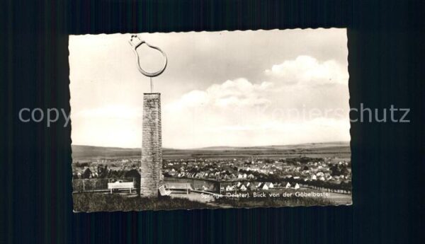 Springe Deister Blick ovn Göbelbastei