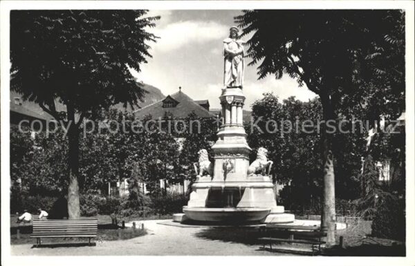 Bozen Suedtirol Walterdenkmal