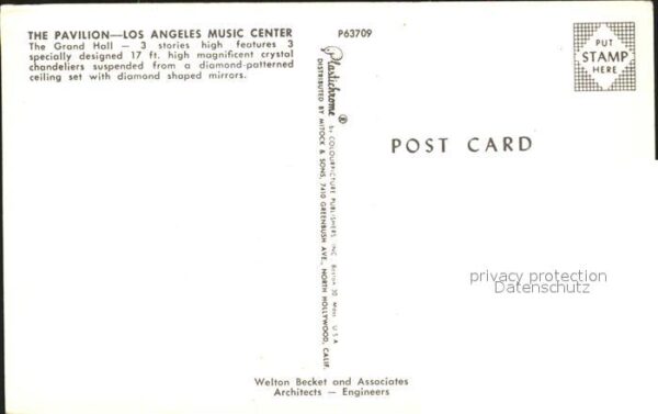 Los Angeles California Grand Hall Music Center – Bild 2