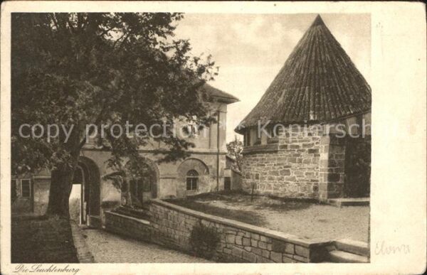 Kahla Thueringen Leuchtenburg Brunnenturm Torhaus