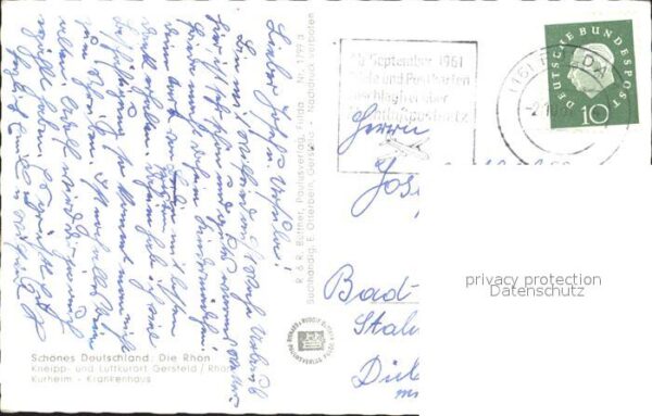 Gersfeld Rhoen Kurheim Krankenhaus – Bild 2
