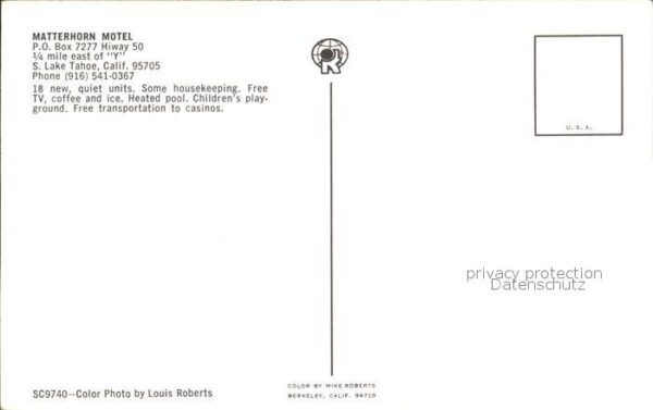 South Lake Tahoe Matterhorn Motel – Bild 2